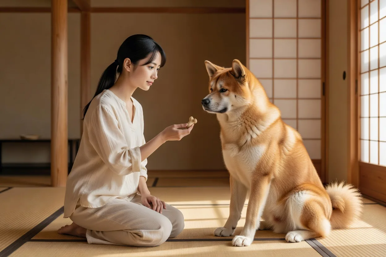 おやつを使ったトレーニング